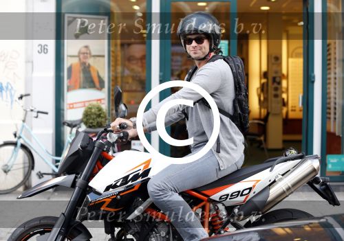 Amsterdam 28 augustus 2012
Rick Brandsteder op zijn ktm motor.
Peter Smulders bv