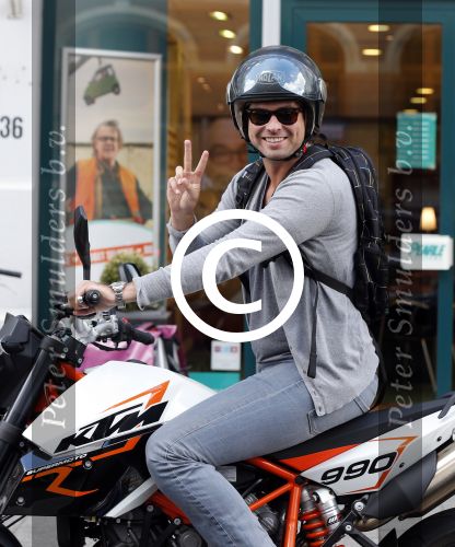 Amsterdam 28 augustus 2012
Rick Brandsteder op zijn ktm motor.
Peter Smulders bv