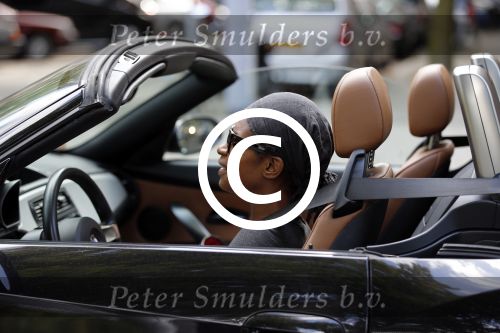 Amsterdam 6 september 2012
Sylvana Simons in haar nieuwe bmw cabrio.
Peter Smulders bv