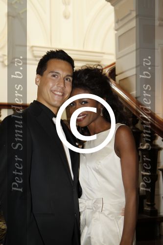 Amsterdam, 22 Augustus 2012
Perspresentatie Strictly Come Dancing van de AVRO
Sylvana Simons met danspartner Redmond Valk
Foto Peter Smulders BV