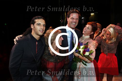 Amsterdam 23 september 2012
Premiere de Jantjes in het nieuwe de la mar met oa Willeke Alberti. Mark Rutte Ali B en Willeke
Peter Smulders bv