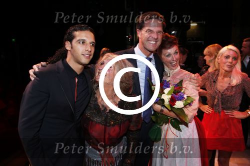 Amsterdam 23 september 2012
Premiere de Jantjes in het nieuwe de la mar met oa Willeke Alberti. Mark Rutte Ali B en Willeke
Peter Smulders bv