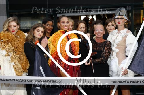 Amsterdam 28 augustus 2013
Voque fashion night out. Anna Wintour