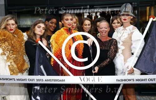 Amsterdam 28 augustus 2013
Voque fashion night out. Anna Wintour