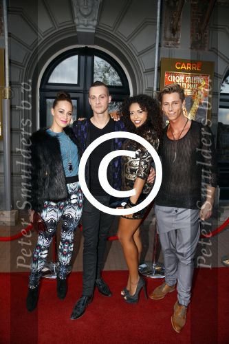 Amsterdam 3 september 2013
Premiere Stiletto in Carre.
Anouk Maas met .. en James