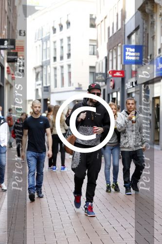 Amsterdam 14 augustus 2013
Ben Saunders lopend op de kalverstraat.
Peter Smulders bv