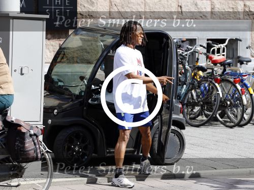 Amsterdam 3 september 2013
Edgar Davids en Halina Reijn verlaten samen het Conservatorium hotel.
