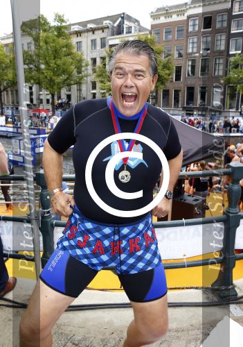 Amsterdam 8 september 2013
Amsterdam city swim door de grachten met diverse bn ers.
Emile Ratelband