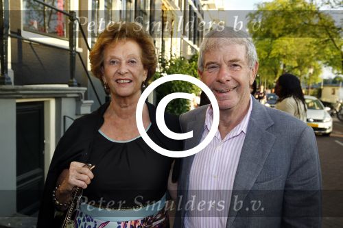 Amsterdam 3 september 2013
Premiere Stiletto in Carre.
Frits Barend met vrouw
