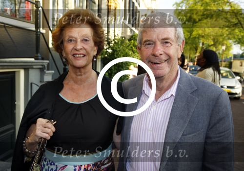 Amsterdam 3 september 2013
Premiere Stiletto in Carre.
Frits Barend met vrouw
