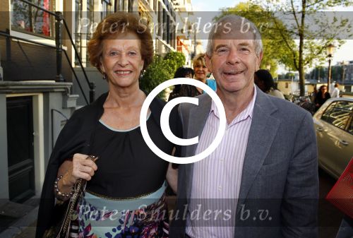 Amsterdam 3 september 2013
Premiere Stiletto in Carre.
Frits Barend met vrouw