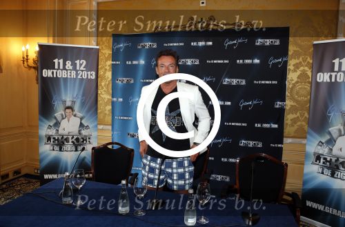 Amsterdam 8 augustus 2013
Gerard Joling en Caren Maywood en Alice Maywood tijdens persconferentie in het Amstel hotel waar ze aankondigen weer op te gaan treden tijdens concert Gerad Joling in het ziggo dome.
Peter Smulders bv