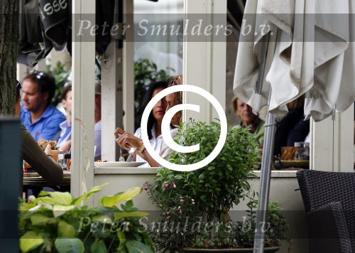Amsterdam 22 augustus 2013
Glennis Grace op terras bij de Joffers.
Peter Smulders bv