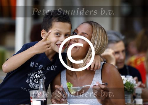 Amsterdam 28 augustus 2013
Glennis Grace op terras bij de Joffers.
Peter Smulders bv