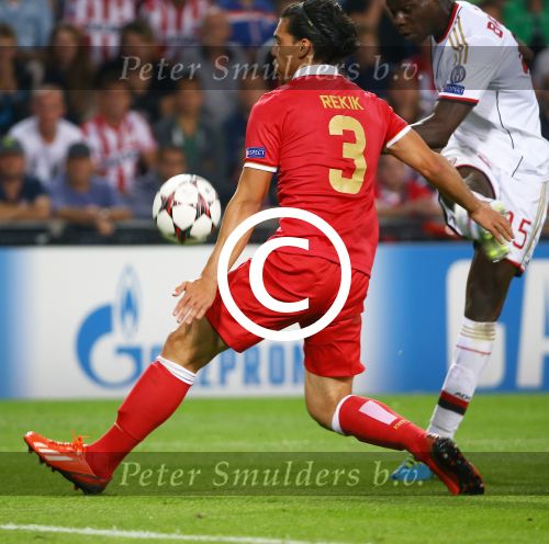 Eindhoven, 20 Augustus 2013
3e Voorronde CL PSV-AC Milan, eindstand 1-1
Karim Rekik
Foto Peter Smulders BV