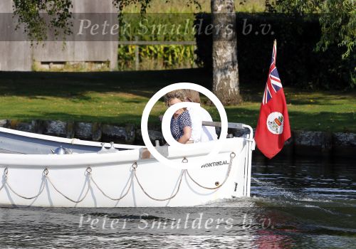 Nigtevecht 4 september 2013
Jort Kelder en Lauren Verster op hun sloep aan het varen op de vecht.