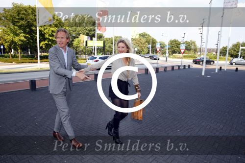 Hilversum 29 augustus 2013
Presentatie najaarspresentatie van de publieke omroep bij beeld en geluid.
Jort Kelder en Lauren Verster