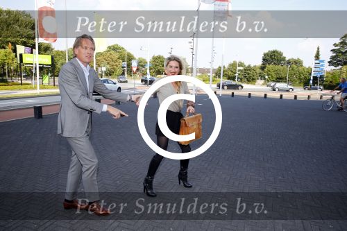 Hilversum 29 augustus 2013
Presentatie najaarspresentatie van de publieke omroep bij beeld en geluid.
Jort Kelder en Lauren Verster