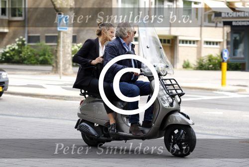Amsterdam 21 augustus 2013
Lieke v Lexmond samen met haar manager Frank Wisse op vespa scooter.
Peter Smulders bv