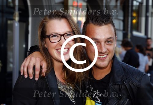 Amsterdam 3 september 2013
Premiere Stiletto in Carre.
Lola Brood met vriend
