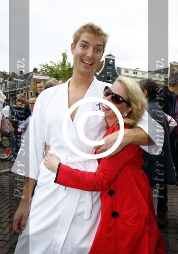 Amsterdam 8 september 2013
Amsterdam city swim door de grachten met diverse bn ers.
Maarten v d  Weijden met ....