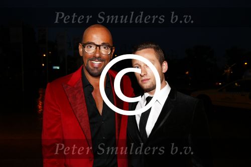 Scheveningen 9 september 2013
Premiere Smoorverliefd in het circustheater.
Maik de Boer met een kennis