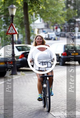 Amsterdam 2 september 2013
Maya Vandenbroecke op de fiets