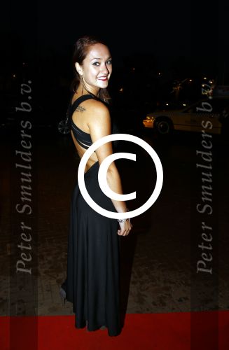 Scheveningen 9 september 2013
Premiere Smoorverliefd in het circustheater.
Melody Klaver met tatoo
