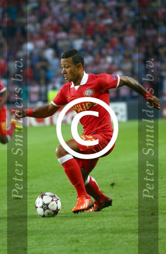Eindhoven, 20 Augustus 2013
3e Voorronde CL PSV-AC Milan, eindstand 1-1
Memphis Depay
Foto Peter Smulders BV