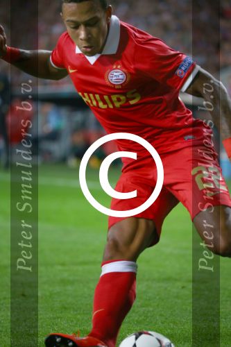 Eindhoven, 20 Augustus 2013
3e Voorronde CL PSV-AC Milan, eindstand 1-1
Memphis Depay
Foto Peter Smulders BV