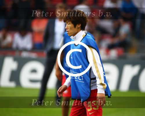Eindhoven, 20 Augustus 2013
3e Voorronde CL PSV-AC Milan, eindstand 1-1
Park-Ji Sung
Foto Peter Smulders BV