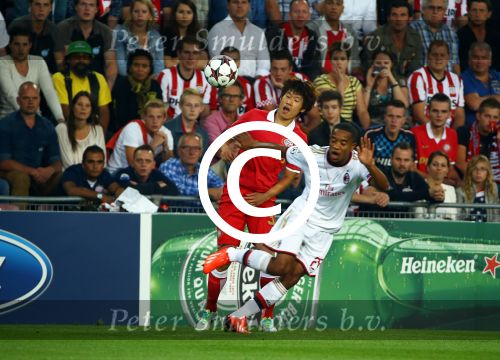 Eindhoven, 20 Augustus 2013
3e Voorronde CL PSV-AC Milan, eindstand 1-1
Park-Ji Sung
Foto Peter Smulders BV