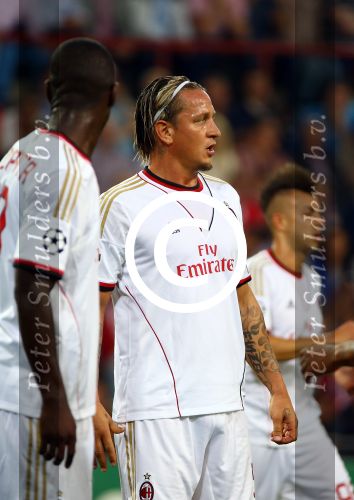 Eindhoven, 20 Augustus 2013
3e Voorronde CL PSV-AC Milan, eindstand 1-1
Philippe Mexes
Foto Peter Smulders BV