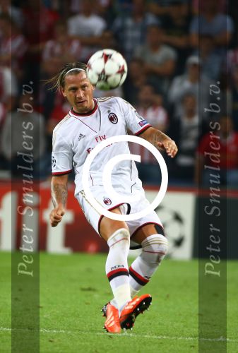 Eindhoven, 20 Augustus 2013
3e Voorronde CL PSV-AC Milan, eindstand 1-1
Philippe Mexes
Foto Peter Smulders BV