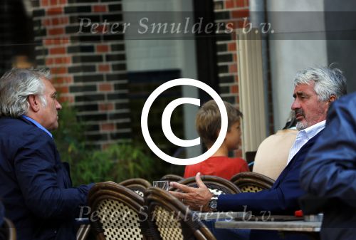Amsterdam 28 augustsu 2013
Frank Wisse en Pieter Storms op terras.
Peter Smulders bv