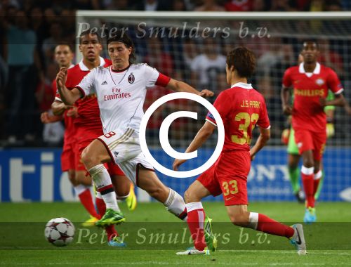 Eindhoven, 20 Augustus 2013
3e Voorronde CL PSV-AC Milan, eindstand 1-1
Riccardo Montolivo
Foto Peter Smulders BV