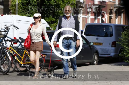 Amsterdam 26 augustus 2013
Rob Houwer met zijn vrouw en hond