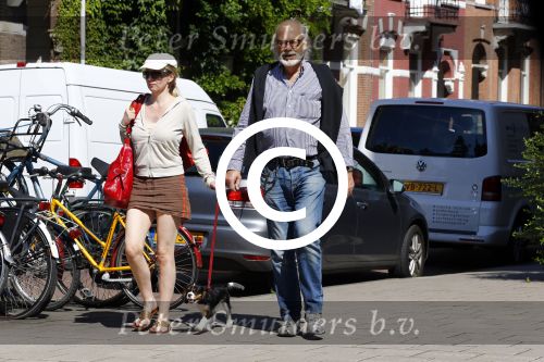 Amsterdam 26 augustus 2013
Rob Houwer met zijn vrouw en hond