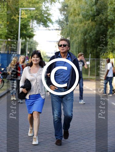 Amsterdam 18 augustus 2013
Robert en Roos ten Brink op weg naar de parade.
Peter Smulders bv