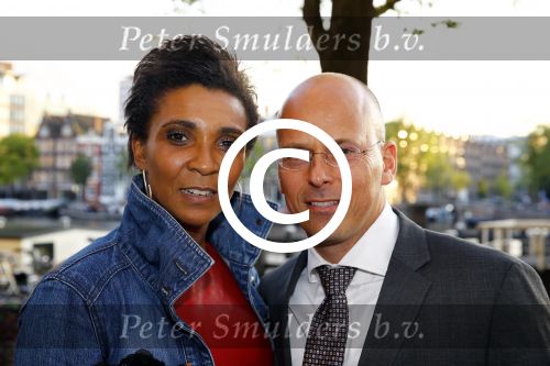 Amsterdam 3 september 2013
Premiere Stiletto in Carre.
Sophia Wezer met man