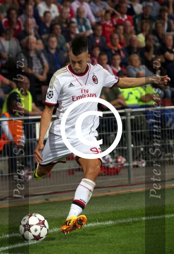 Eindhoven, 20 Augustus 2013
3e Voorronde CL PSV-AC Milan, eindstand 1-1
Stephan El Shaarawy
Foto Peter Smulders BV