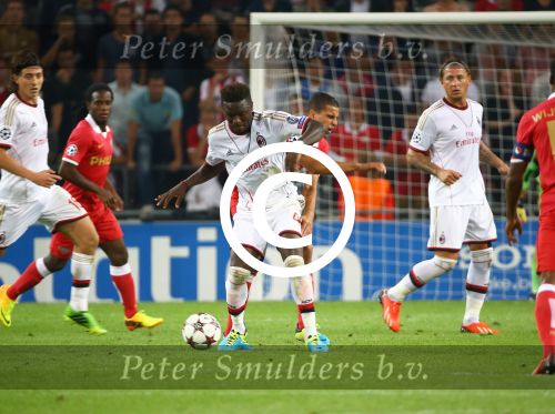 Eindhoven, 20 Augustus 2013
3e Voorronde CL PSV-AC Milan, eindstand 1-1
Sulley Muntari
Foto Peter Smulders BV
