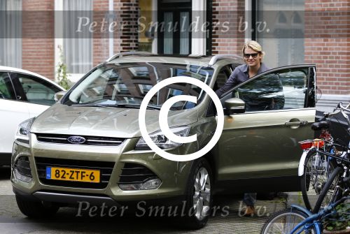 Amsterdam 19 augustus 2013
Thomas Berge (Chiel Ottink) met Myrthe Mylius en zoontje Jack Ottink op de cornelis schuytstraat.
Peter Smulders bv