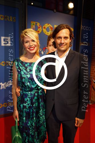 Amsterdam 2 september 2013
Premiere net 5 serie Doris in het nieuwe de la mar theater.
Tjitske Reidinga met man Vincent Croiset