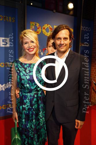 Amsterdam 2 september 2013
Premiere net 5 serie Doris in het nieuwe de la mar theater.
Tjitske Reidinga met man Vincent Croiset