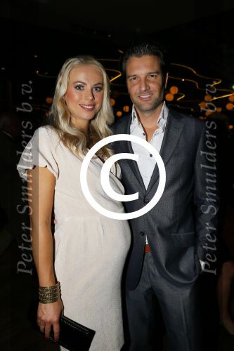Amsterdam 15 september 2014
Modeshow Addy v d Krommenacker in het ij theater.
Bas Muijs met zijn zwangere vriendin