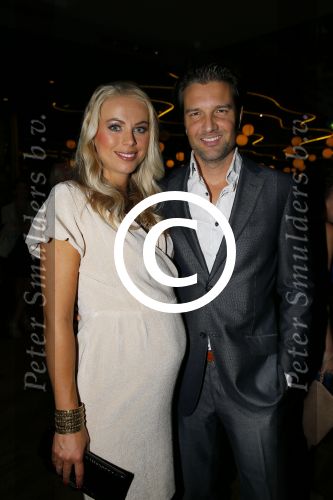 Amsterdam 15 september 2014
Modeshow Addy v d Krommenacker in het ij theater.
Bas Muijs met zijn zwangere vriendin