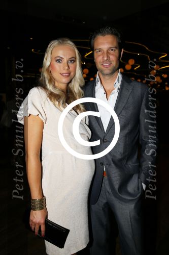 Amsterdam 15 september 2014
Modeshow Addy v d Krommenacker in het ij theater.
Bas Muijs met zijn zwangere vriendin