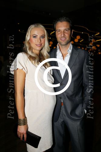 Amsterdam 15 september 2014
Modeshow Addy v d Krommenacker in het ij theater.
Bas Muijs met zijn zwangere vriendin