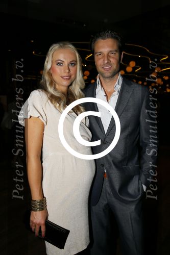 Amsterdam 15 september 2014
Modeshow Addy v d Krommenacker in het ij theater.
Bas Muijs met zijn zwangere vriendin
